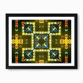 Ethnic Pattern Carpet Art Print