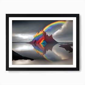 Rainbow In The Sky 3 Art Print