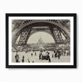 Under The Eiffel Tower From L Album De L Exposition Art Print