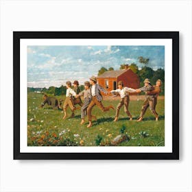 Snap The Whip (1872), Winslow Homer Art Print