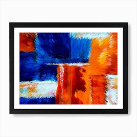 Acrylic Extruded Painting 45 Art Print