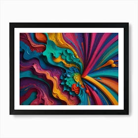 Abstract Painting 150 Art Print