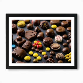 Chocolates 2 Art Print