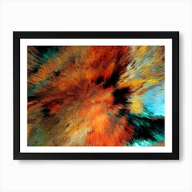 Acrylic Extruded Painting 379 Art Print