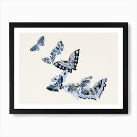 Japanese Butterfly, Cho Senshu (9) Art Print