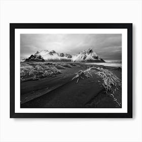 Black And White Iceland Art Print