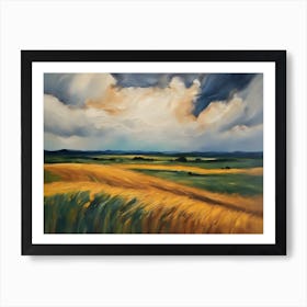 Wheat Field 1 Art Print