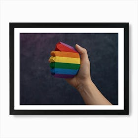 Rainbow Flag Art Print