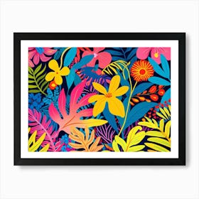 Tropical Flowers 2 Art Print