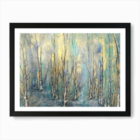 Birch Forest Art Print