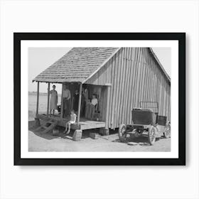 Untitled Photo, Possibly Related To Family Of Sharecropper On Front Porch, Southeast Missouri Farms By Russell Art Print