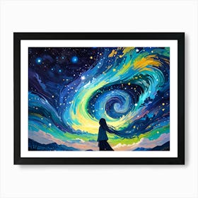 Leonardo Anime Xl In A Brilliantly Reimagined Scene Inspired B 1 (10) Art Print