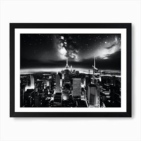 New York City At Night 21 Art Print