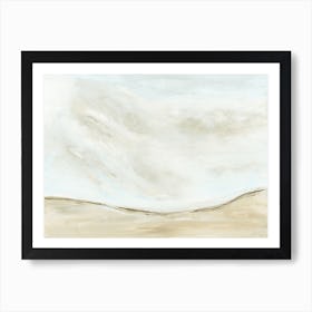 Undeniable - Abstract Beach Sky Landscape Painting  Art Print