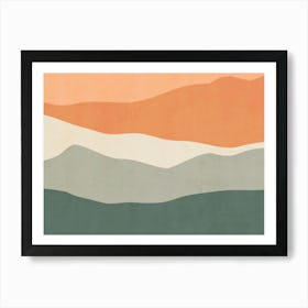 Mountains In The Distance Art Print