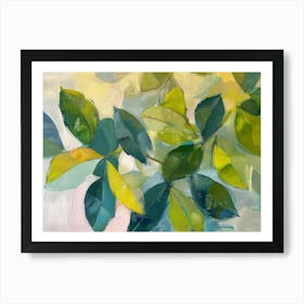 Green Leaves 6 Art Print