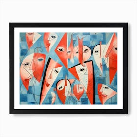 Hunzinator School Of Prawns 2 Art Print