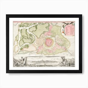 Map Of Vienna Art Print