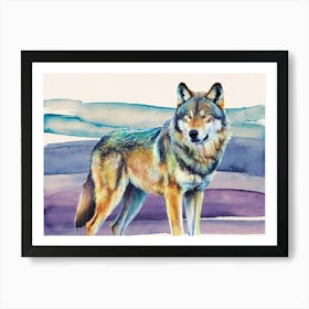 Wolf Painting Art Print