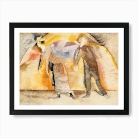 In Vaudeville Woman And Man On Stage (1917), Charles Demuth Art Print