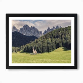 Dolomites Landscape Art Print