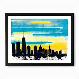 New York City Skyline 95 Art Print