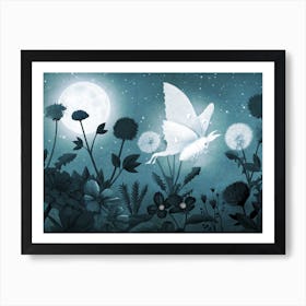 Flight Of The Luna Moth Art Print