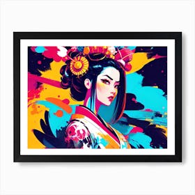 Geisha 129 Art Print