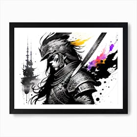 Samurai Warrior 10 Art Print