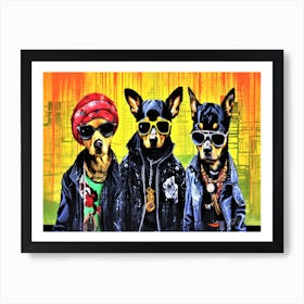 Chihuahua OGs - Cool Dogs Art Print