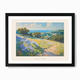 Western Landscapes Texas Hill Country 4 Poster Art Print