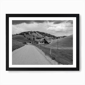 Rural Settlement In The Mountains Art Print