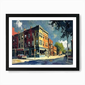 Contemporary Artwork Inspired By Edward Hopper 8 Art Print