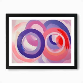 Abstract Circles 10 Art Print