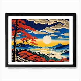 Japanese Landscape Art Print