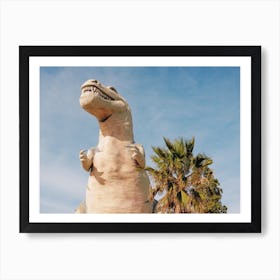 Dinosaur Statue Art Print