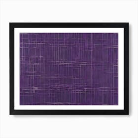 Purple Abstract Art Print