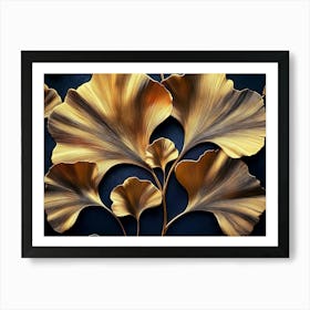 Ginkgo Leaves 16 Art Print