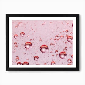 Water Bubbles Art Print