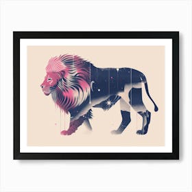 Lion In The Sky Art Print