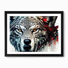 Wolf art 20 Art Print