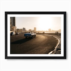 Malecon Sunset, Havana Art Print