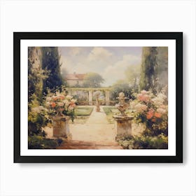 Garden Of Roses Art Print