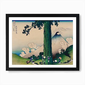 Mishima Pass In Kai Province, Katsushika Hokusai Art Print