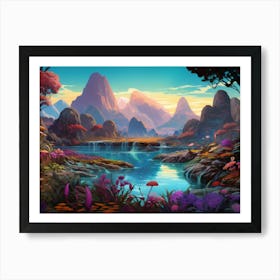 Fantasy Landscape Art Print