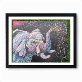 Elephant Painting Art Print