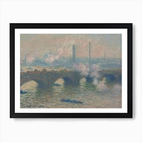 Waterloo Bridge, Gray Day (1903), Claude Monet Art Print