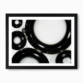 Water Bubbles Under The Microscope 4 Art Print