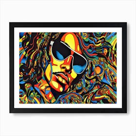 Wow Cool Psychedelic Art Print