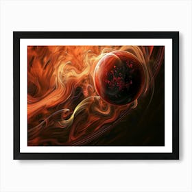 Saturn Metal Print Art Print